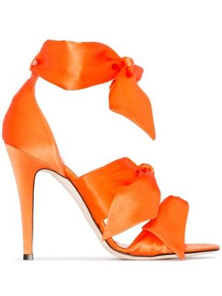 Gia Couture + Katia 120mm Bow Sandals