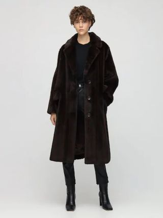 Stand Studio + Theresa Faux Fur Coat