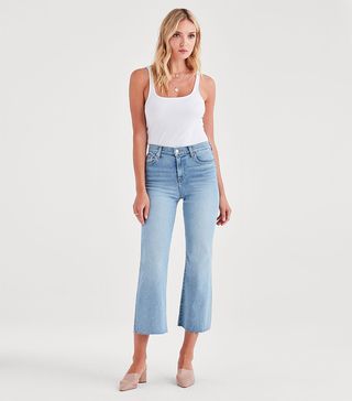 7 for All Mankind + Luxe Vintage Cropped Alexa Jeans