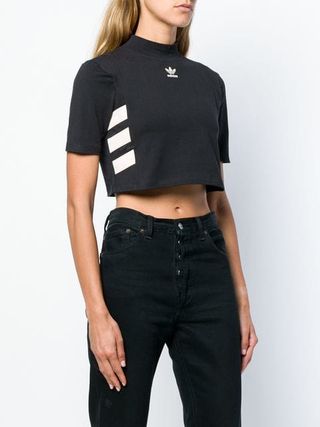 Adidas Originals + Logo Cropped T-Shirt