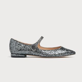 L.K.Bennett + Grey Glitter Shoes