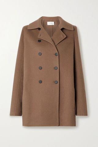 The Row + Saku Double-Breasted Cashmere Coat