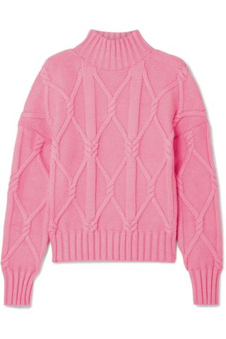 J.Crew + Tucker Cable-Knit Cotton-Blend Sweater