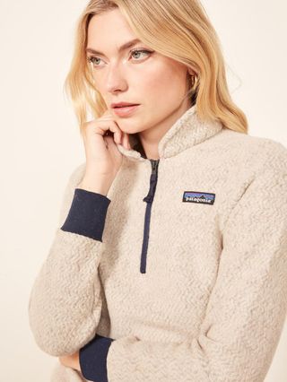 Reformation + Patagonia Woolyester Fleece Pullover