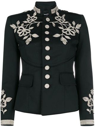 DSquared2 + Embroidered Military Jacket