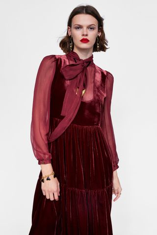 Zara + Velvet Look Dress