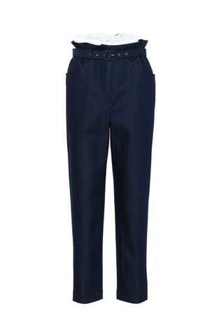 Isa Arfen + Paperbag High-Waisted Jeans