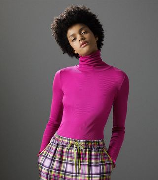 Zara Home + Roll Neck Knit Top