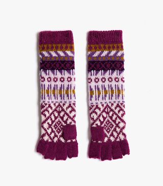 Zara Home + Wool and Crochet Fingerless Gloves