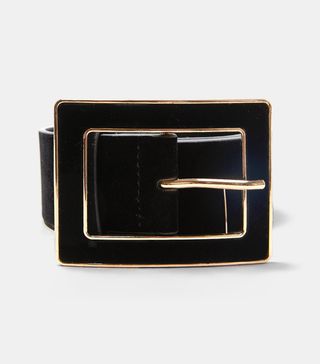 Zara + Belt With Buckle