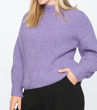 Eloquii + Puff-Sleeve Sweater