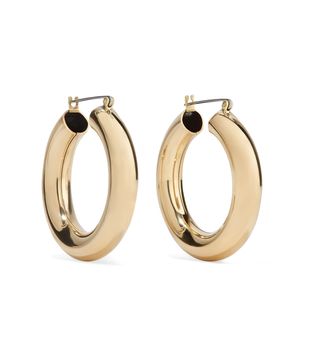 Laura Lombardi + Gold-Tone Hoop Earrings
