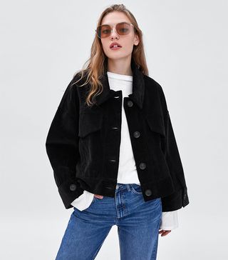 Zara + Corduroy Padded Jacket