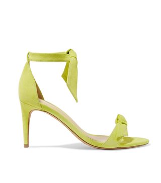 Alexandre Birman + Clarita Bow-Embellished Suede Sandals
