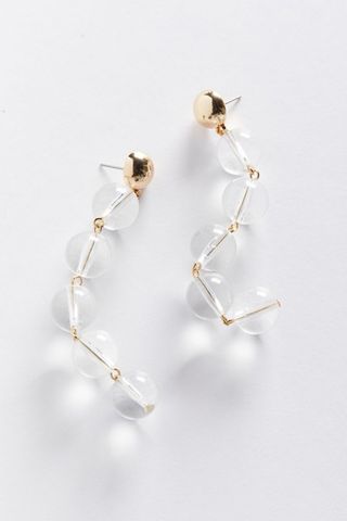 Urban Outfitters + Clear Bauble Chain Earring