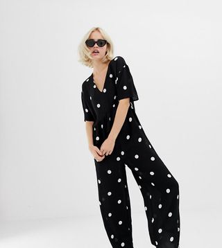 Collusion + Oversized Polka-Dot Jumpsuit