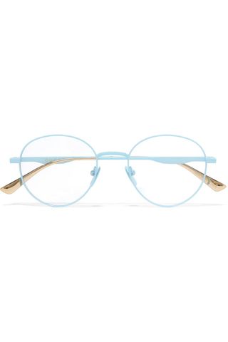 Gucci + Round-Frame Acetate Optical Glasses