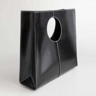 & Other Stories + Structured Leather Square Tote