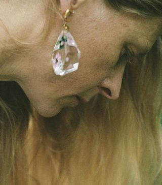 Marni + Resin Floral Earrings