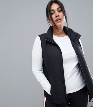 Only Play + Curvy Plus Padded Body Warmer