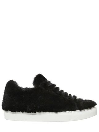 Jil Sander + Merino Fur Sneakers