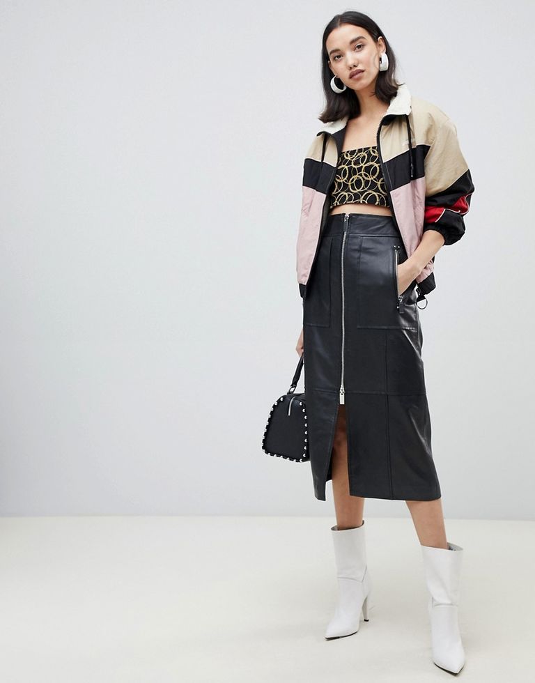 20 Leather Midi Skirts You'll Want to Wear All Season Who What Wear