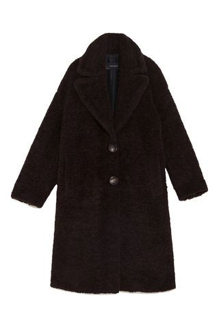 Zara + Faux-Fur Coat