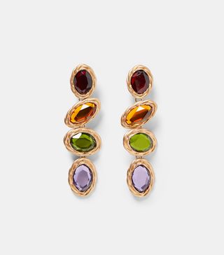 Zara + Multicolored Gem Earrings