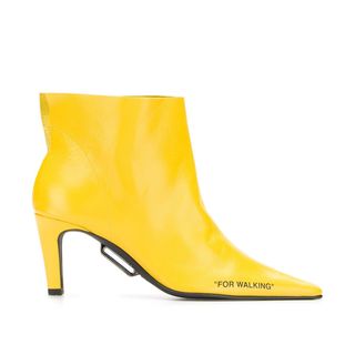 Off-White + Pointed Toe Boots