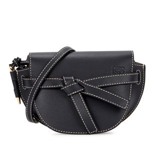Loewe + Gate Mini Leather Saddle Bag