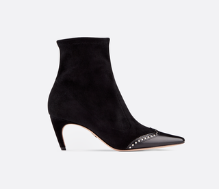 Dior + Spectadior Ankle Boots in Stretch Suede Calfskin