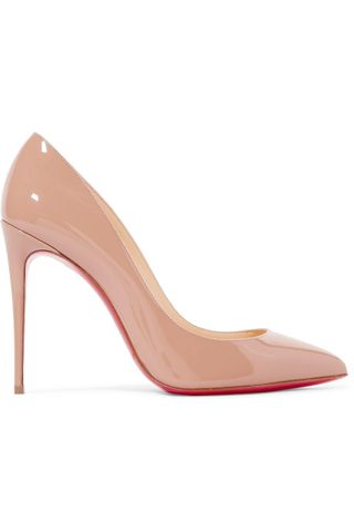 Christian Louboutin + Pigalle 100 Patent-Leather Pumps