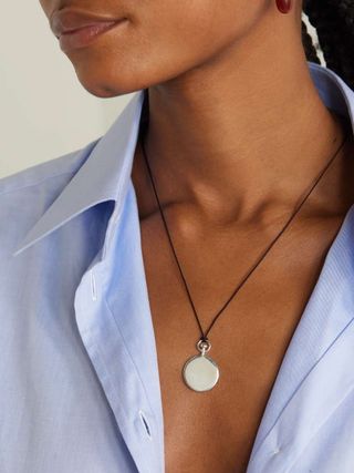 Sophie Buhai + Fob Silver Cord Necklace