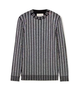 Gucci + Crystal-Embellished Stretch-Knit Sweater