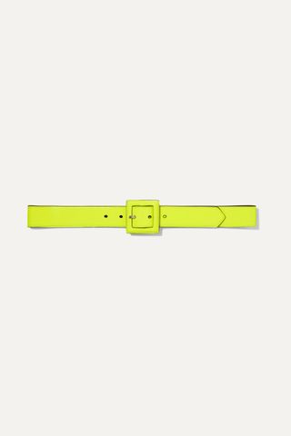 Saint Laurent + Neon Patent Leather Belt