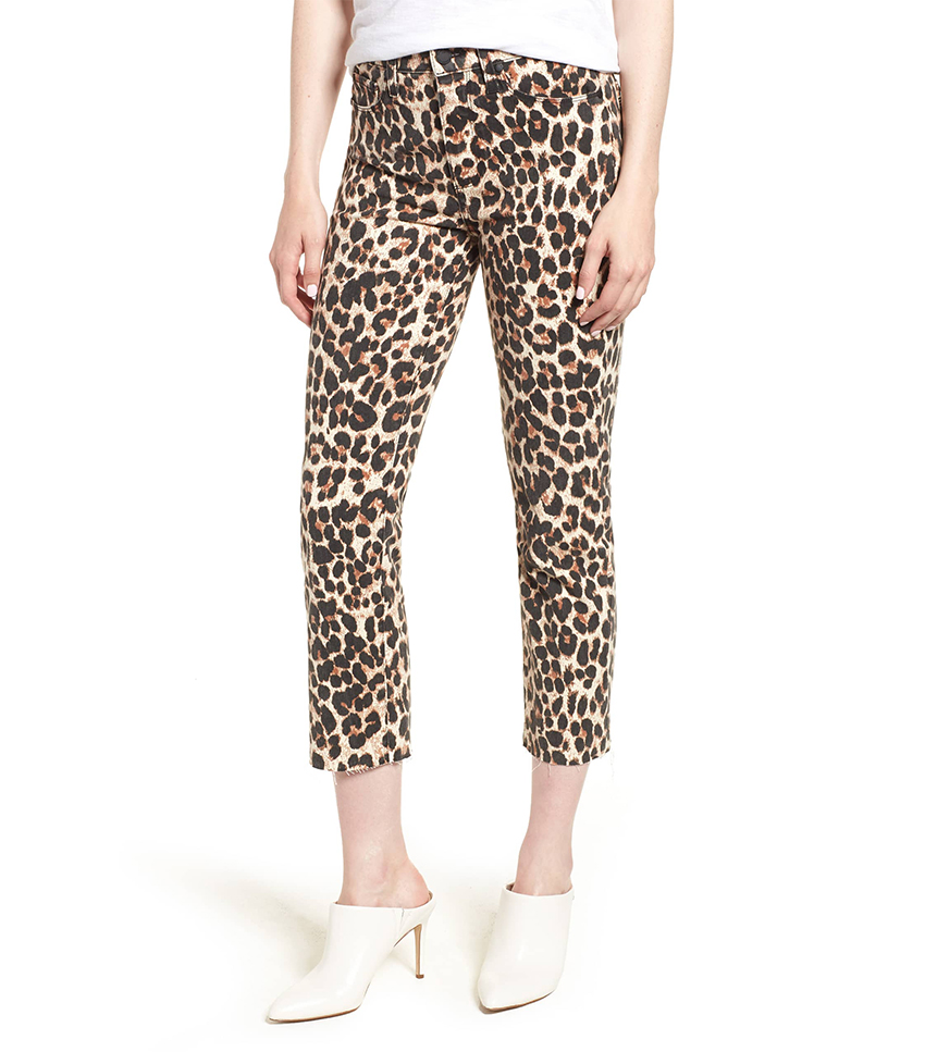 Paige + Hoxton High Waist Ankle Straight Leg Jeans