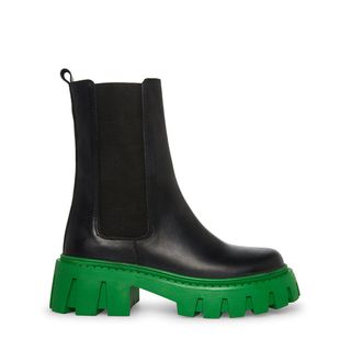 Steve Madden + Charges Black/Green Boot