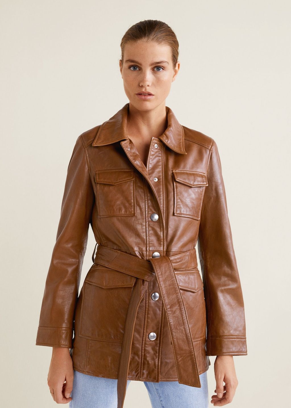 15 Brown Leather Jacket Outfits We Love | Who What Wear