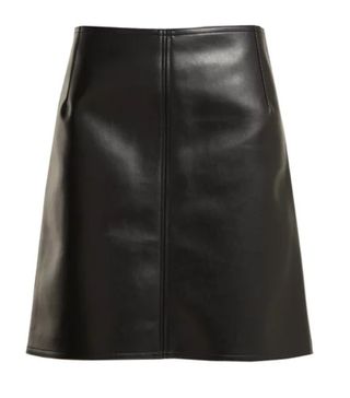 Kwaidan Editions + High-Rise Faux-Leather Skirt