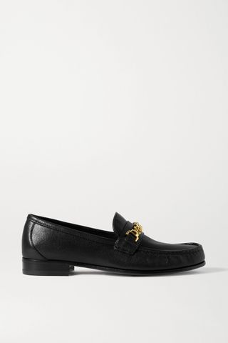 Gucci + Sylvie Chain-Detail Loafers