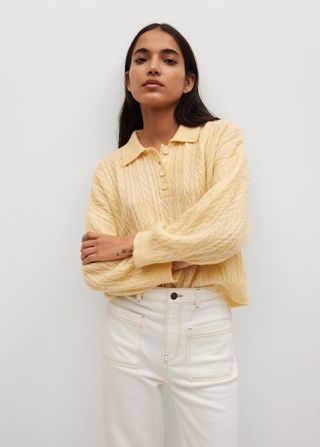 Mango + Knitted Polo