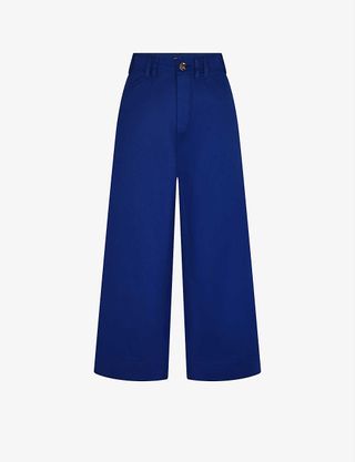 Soeur + Pepino Wide-Leg Cotton Trousers