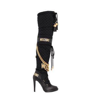 H&M x Moschino + Over-Knee Boots