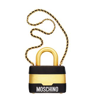 H&M x Moschino + Leather Shoulder Bag