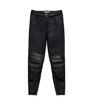 H&M x Moschino + Ankle-Length Leather Pants