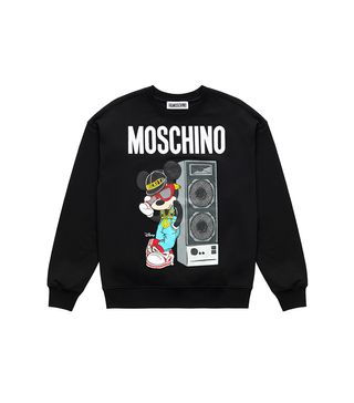 H&M x Moschino + Sweatshirt With Appliqué