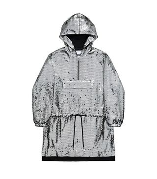 H&M x Moschino + Sequined Hooded Dress