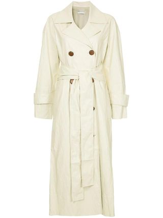 Rejina Pyo + Faux Leather Trench Coat