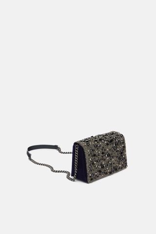 Zara + Beaded Crossbody Bag