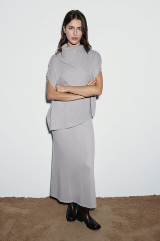 Zara + Soft Asymmetrical Top